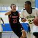 Huron sophomore Brian Walker drives against a Pickney defender on Monday March 4. Daniel Brenner I AnnArbor.com